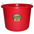 Emsco Group Utility Tub, 17.5 Gallon Bucket, For Maintenance Cleaning Growing and More, Picker Red 2652-1